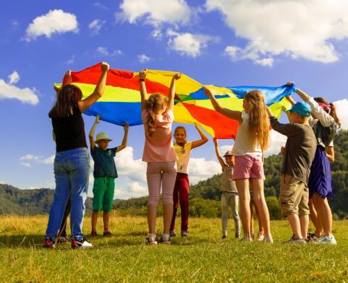 spelende kinderen